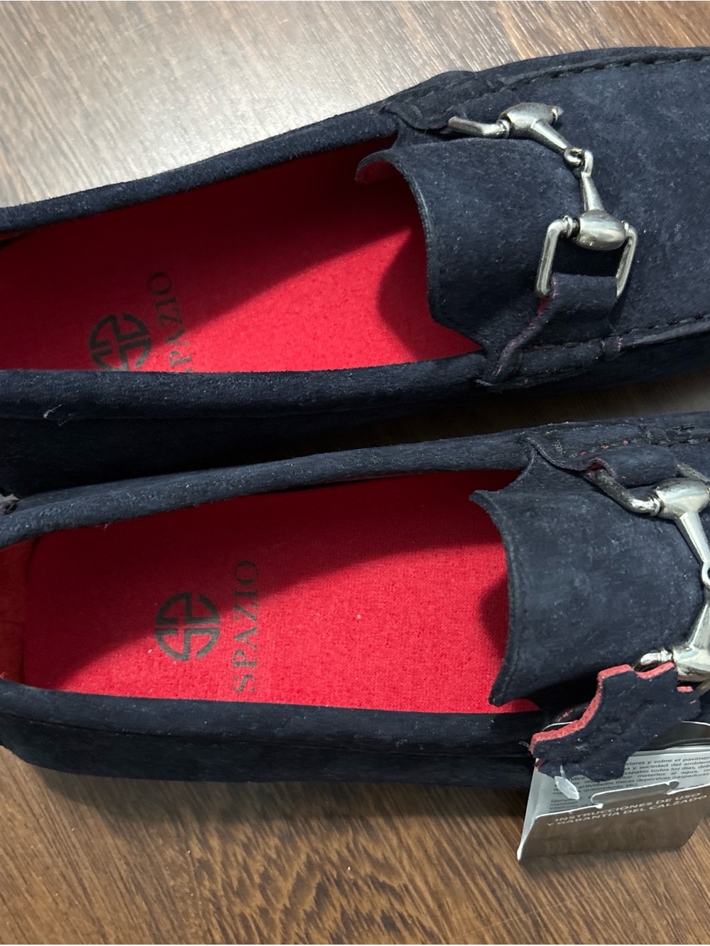 Men's Black Suede Bit Loafers with Red Insole